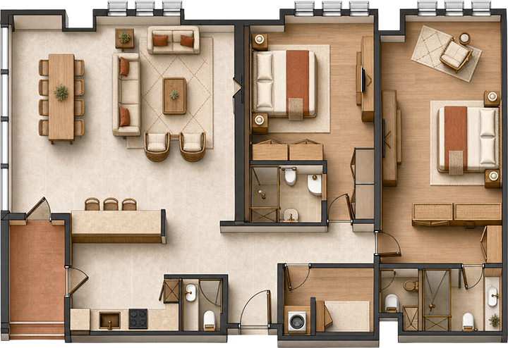 Apartment floor plan